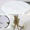 2016 Foshan Modern Round Marble Metal Stainless Steel Coffee Table