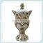 High quality heart-shaped polyresin jewelry jar