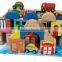 OEM Educational Building Blocks For Child Wooden City Blocks