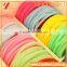 Colorful Silicone/ Rubber wirstband hair band ring