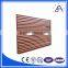 Wood grain powder coating Aluminum Slat Fence