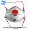 Disposable 3 layer non woven material dust mask FFP1 with valve