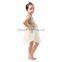 Children Fashion Dresses Newest Designs Sequin Cream Lace Party Wear Dressing for Baby Girls