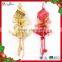 2015 Hot Sale Popular New Product Small Colorful Plastic Christmas Door Hanging Bell Decorations