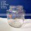 270ml 9oz new hexagon honey glass jar with screw metal lug cap