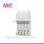 MP 914A fOR 4Bay/Slots AA/AAA ni-mh rechargeable nickel cadmium rechargeable batteries, each slot independent LED to recharge