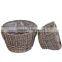 2 pcs beautiful design round wicker willow flower pots