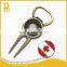 Strong magnetic golf divot tool with golf ball marker