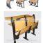 Solid Wood the Auditorium Chair High Quality Public Chair Wood Leisure Waiting Chair
