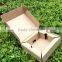 Factory hot sale Customized brown kraft paper folding box