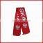 130*14cm fans scarf,promotion scarf,country scarf