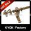 KYOK Home Decor Good Quality 35mm Gold Track Curtain Rod,Polished Wrought Iron Curtain Pipe Set