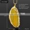 Hot Selling Product 2015-2016 Yellow Agate Druzy Necklace