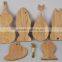Natural Red Oak solid wood trays