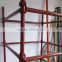 Galvanized Steel Scaffold with 48.3mm Tube Material Cuplock Parts Standard / Vertical Cuplock Scaffolding