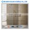 hinged bathroom shower glass door with 8mm tempered glass CE approved
