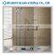 hinged bathroom shower glass door with 8mm tempered glass CE approved