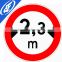 Reflective adhesive Width limit Road sign