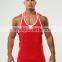 Eation mens fitness apparel symbol printed t back stringer gym vest