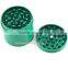 VA Zinc alloy Herb Grinder Crusher for Tobacco 4 Piece 2.2" Metal Hand Muller Spice Green 4pc