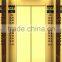 commercial/hotel/passenger elevator with golden hair line stainless steel