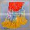 Latest arrival trendy style 100% ruffle silk scarf on sale