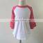 Wholesale Multicolors Monogram Ruffle Sleeve Raglan For Childern