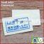 Black designer clear brand name embossed hologram label paper