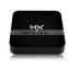 XBMC Amlogic 8726 A9 dual core mx android smart tv box in set top box EM6 mx hd media player