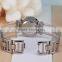 Fashion Brand Women Quartz Watches Silver Stainless Steel Unique Gift Design For Casual Ladies watches KY051