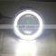 Auto motorcycle LED headlight angel eyes 10W Cr.ee 110mm LED angel eyes halo rings