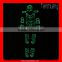Programmable LED Tron Costume, Wireless DMX512 LED Robot Costume