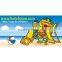 100% cotton single velvet environmental dyeing beach towel