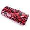 High Quality Red Zebra-Stripe Cosmetic Bag