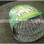 factory price and top quality stainless steel cleaning ball, galvanised wire mesh scourers