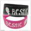 Top Selling Silicone Slap Wirstband With High Quality,fashionable Silicone Bracelet