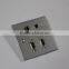 Smart home OEM 86 type brushed aluminum fiber panel