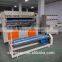 Ultrasonic laminating machine for fabric and fiber wadding