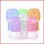 Screen printing surface handling body lotion bottle for cosmetic