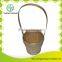 Bamboo sundries basket with handle