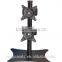 Desk monitior stand for dual screen stand