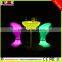 lights Led night club table, illuminated led bar furniture/colorful multicolor led light bar table