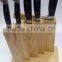 6PCS high quality heated kitchen knife with forged ABS handle