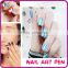 2014 hot selling wholesale new deign two way nail art pens,nail art pen kits manicure 16 colors nail beauty nail art pens