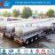 Saso Aluminum oil Tank Trailer DOT Aluminum tri-axle fuel tanker truck trailerr Asme ALUMINUM oil TANK TRAILER
