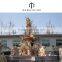 Outdoor villa garden design marble stone outdoor horse water fountain