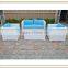 4 Seater White contemporary sofa set (6420)
