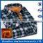 Custom flannel lined cotton mens shirts in Winter