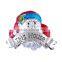 Christmas Ornaments Red &Blue Santa Claus Alloy Silver Brooch Pins