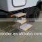 TUV CE Aluminum Electric Triple 3 step stepper ladder step stool with LED light for Van and Motorhomes